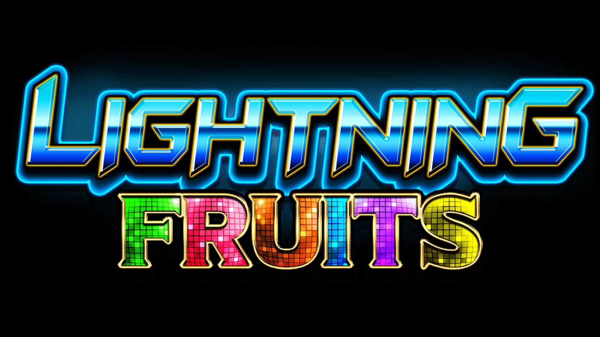 logo lightning fruits, barevné logo